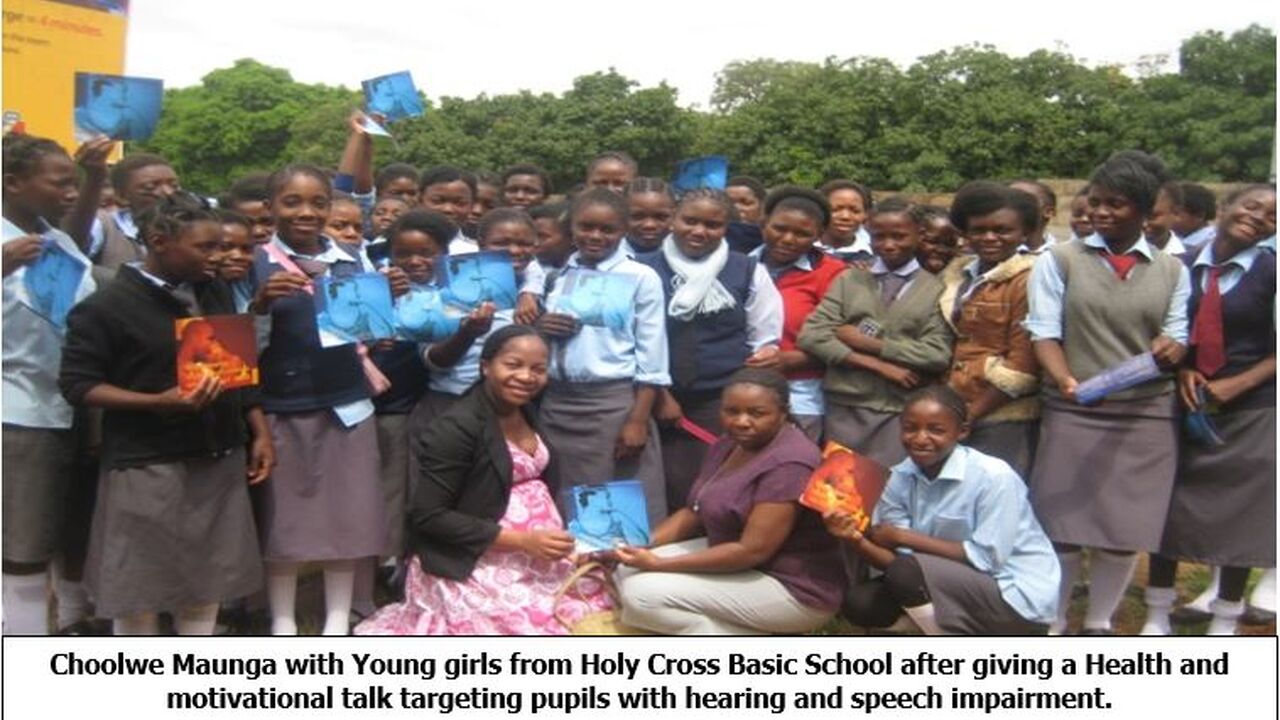 Choolwe with students